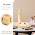 thumbnail image 4 of Delicate Fruit Platter Dessert Plate Cake Dish Snacks Tray Decorative Tableware for Wedding Party Home (Golden), 4 of 8
