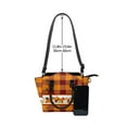 thumbnail image 5 of Halloween Autumn Fall Leaves Pumpkin Rivet Fashion One-Shoulder Women's Handbag Tote Bag, 5 of 6