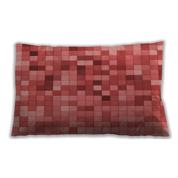 Ahgly Company Outdoor Rectangular Contemporary Lumbar Throw Pillow, 13 inch by 19 inch