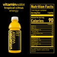 thumbnail image 6 of vitaminwater Energy Tropical Citrus Flavored Water Beverage, 16.9 fl oz, 6 Pack Bottles, 6 of 13
