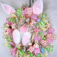 thumbnail image 3 of Easter Wreaths for Front Door, Rabbit Wreaths with , Spring Easter Wreaths Rabbit Garland Easter Decor, 3 of 5