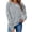Gray, variant on Ladies Christmas Sweatshirts Trendy Xmas Tree Print Crewneck Pullover Tops Holiday Casual Long Sleeve Shirt Soft Fleece Sweatshirt Black S