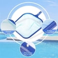 thumbnail image 4 of Red de plástico para desnatador de piscina, cabezal de desnatador pequeño – Cabezal de desnatador de red para piscina para poste telescópico estándar – Red de limpieza de piscina de malla de, 4 of 5