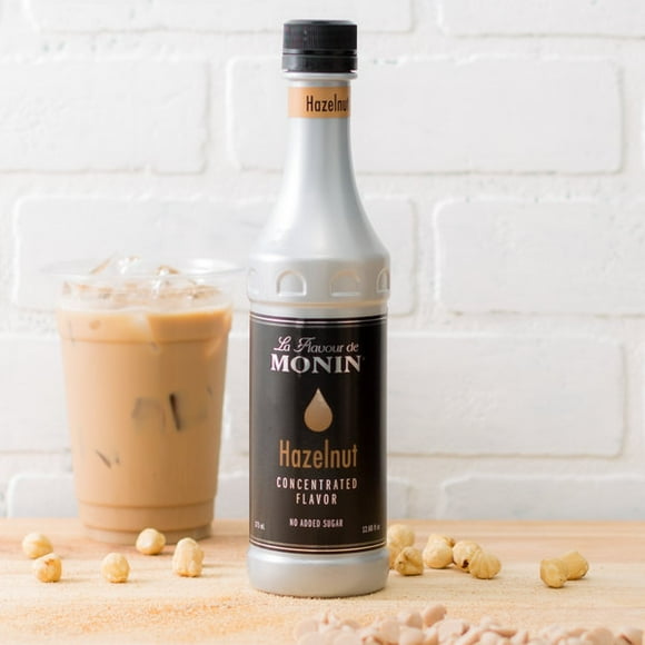 Monin 375 mL Hazelnut Concentrated Flavor