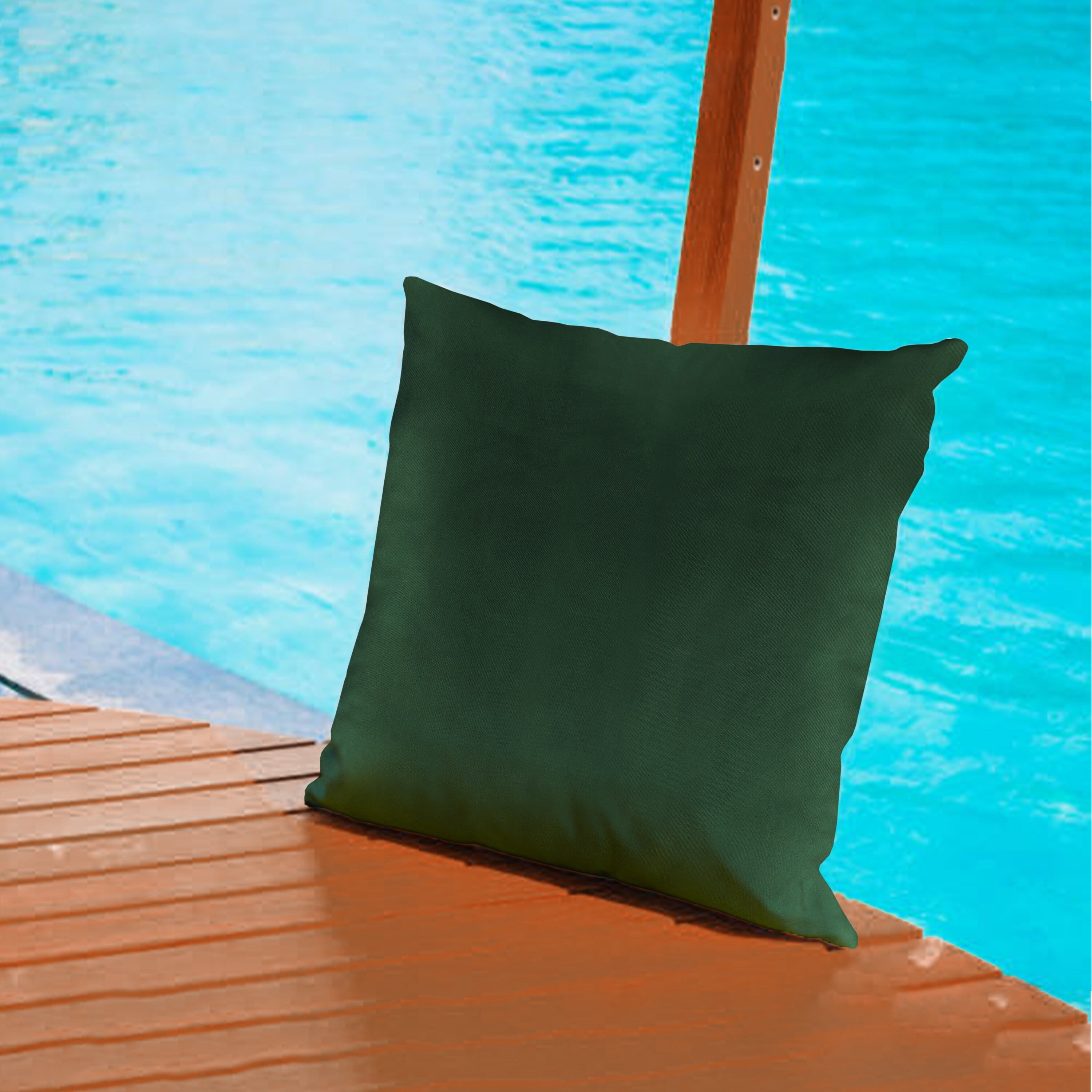 A1HC Outdoor Waterproof Pillow Covers 18x18 Inch, Pack of 2, Timber Green – Luxurious Decorative Throw Pillow Covers for Garden, Sofa & Chairs