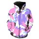 thumbnail image 1 of Sudadera con capucha y cremallera para hombre, diseño de grafiti de arte abstracto, estilo hip hop, con estampado 3D, de manga larga, estilo urbano, unisex, 1 of 6