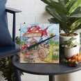 thumbnail image 4 of Taylor 8"x8" Gnome Garden Ceramic Tabletop Thermometer, 4 of 13