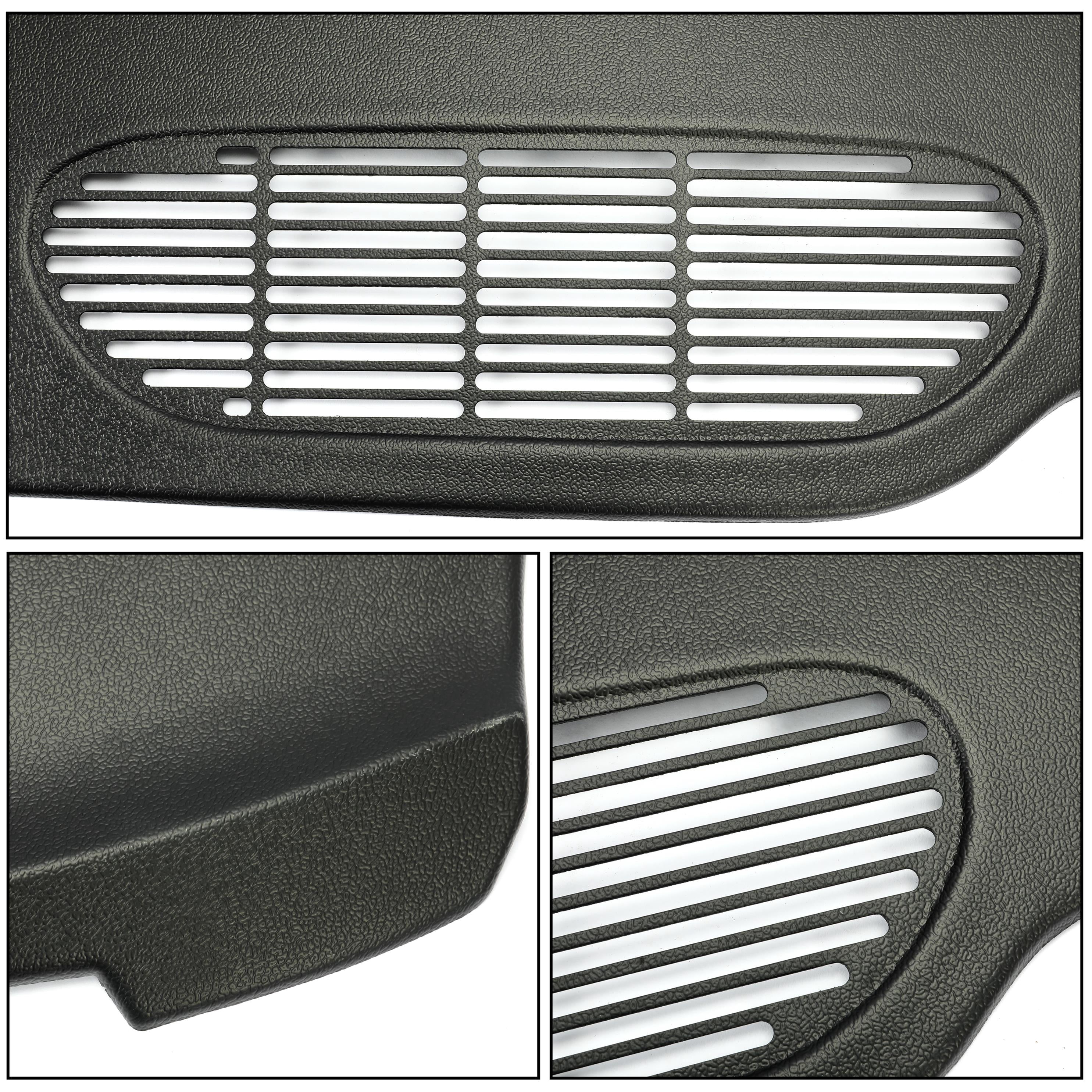 Kojem Molded Dash Cover w/Defrost Louvers Instrument Panel Board Bezel Cap Overlay Replace for 1997-2002 Camaro / Pontiac Firebird - Black