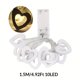 thumbnail image 5 of 1 cadena de luces decorativas de 1,5 m con 10 LED de madera blanca en forma de corazón, con batería y fuente de alimentación, ideal para San Valentín, Día de la Madre, boda, propuesta de matrimonio,, 5 of 7