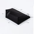 thumbnail image 4 of OUSITAID 3 Pcs Mesh Makeup Bags Black Transparent Zipper Pouch Mesh Cosmetic Bag For Offices Travel, 4 of 10