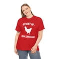 thumbnail image 4 of Fluent In Fowl Language - Funny Chicken Shirt - Farm Life Gift Tee -ID: 541, 4 of 7