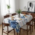 thumbnail image 6 of Blue Pumpkin Fall Table Cloth Waterproof Tablecloths, Thanksgiving Watercolor Eucalyptus Leaves Tablecloth Dining Table Cover for Kitchen Party Tabletop Outdoor, Rectangle Tablecloth 52x70 Inch, 6 of 9