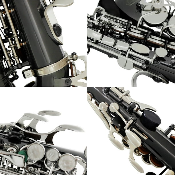 Mini kit de saxophone de poche en ABS avec embouts buccaux et sac