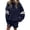 Navy Blue, variant on Women 2 Piece Outfits Sweatsuit Casual Long Sleeve Pullover and Shorts Sets Travel Tracksuit Navy Blue S