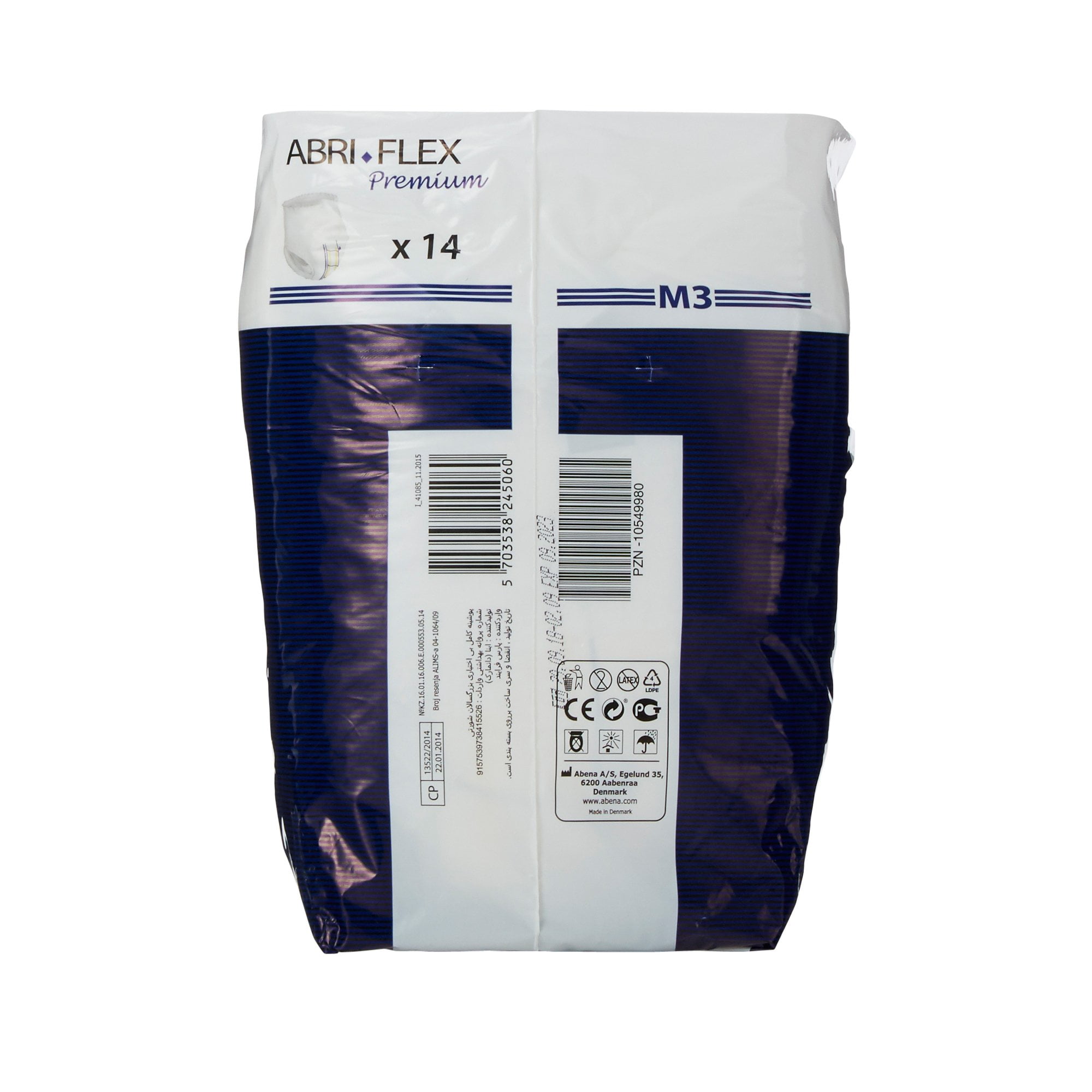 Abena Abri-Flex Premium M3 Disposable Incontinence Pull On Underwear, Medium, 84 Ct