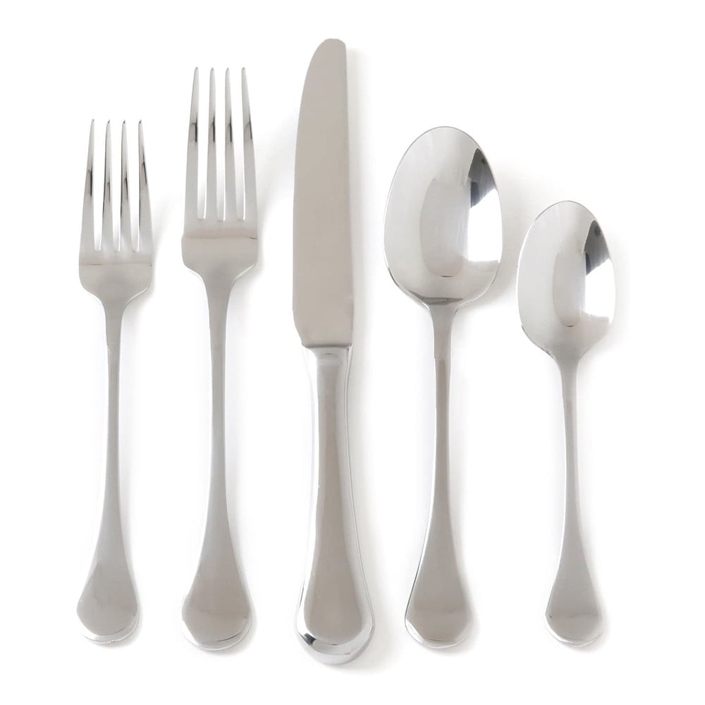 Gibson Classic Manchester 20 Piece Flatware Set - Hollow Handle - Mirror Polished - Ss - 2.5 Mm