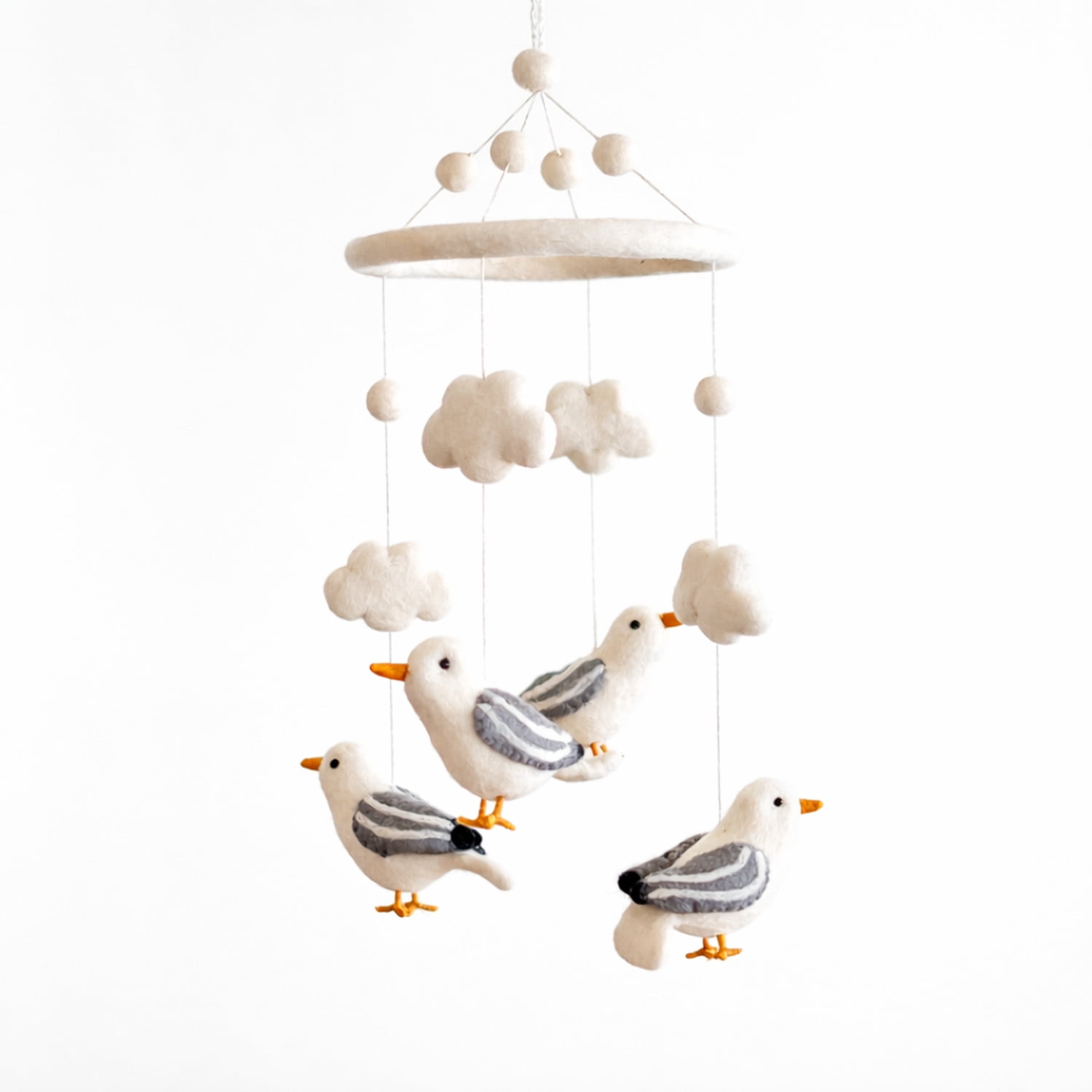 Felt Baby Mobile - Seagull
