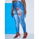 thumbnail image 3 of MÁS TAMAÑO PLUS 3D Patrón de rosa impreso MEJORES Rosegal Leggings de talla grande, 3 of 5