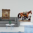 thumbnail image 2 of Marco de fotos,Marco de fotos retro Marco de fotos de mesa vintage,Marco de fotos adornado para colgar en la pared,decoración del hogar,Figura de caballo,Escultura de figura de caballo en, 2 of 8