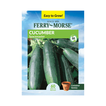 Ferry-Morse 670MG Cucumber Spacemaster Bush Annual Vegetable Seeds, Full Sun