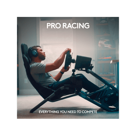 Logitech - PRO Racing Simulator Pedals with 100kg Load Cell Brake - Black