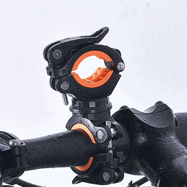 Noir Vélo Speedometer Holder Montage Réglable Torche Flash Light