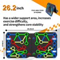 thumbnail image 4 of AERLANG Push Up Board - Flexiones Grandes Barra de Push Up Plegable multifunción portátil Mango de Push Up fácil de Usar Push Up Entrenamiento de Fuerza Soportes de Push Up Equipo de Entrenamiento en, 4 of 7