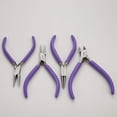 thumbnail image 4 of The Beadsmith Spring Loaded Pliers with Purple Handle Set, 4 of 4