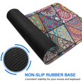 thumbnail image 6 of Long Mouse Pads for Desk,Blue Ethnic Triangle Pattern Desk Mats on Top Of Desks, Desk Mouse Pad Extra Large with 3mm Non-Slip Base and Stitched Edge for Gaming,Office,Work,Home 31.5"x11.8", 6 of 6