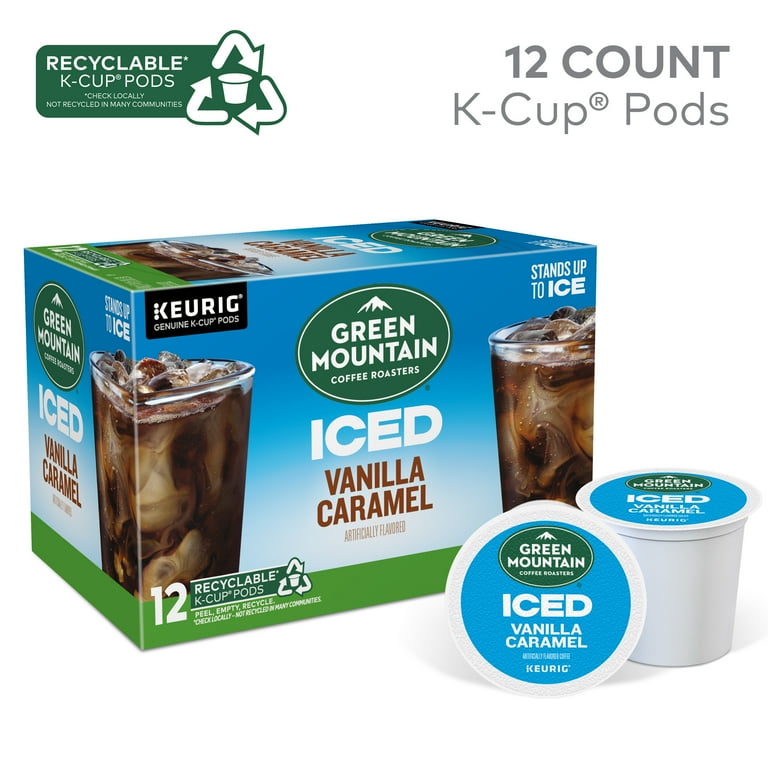 Green Mountain Coffee Roasters, Vanilla Caramel Iced Coffee K-Cups
