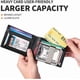 thumbnail image 5 of LOVAH Men's Carbon Fiber RFID Protected Slim Wallet with Money Clip, Black, 11 Card Slots, BiFold, Minimalist, Adult Men's Gift, 5 of 5