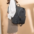 thumbnail image 3 of LOVECM  Large Capacity Women Fashion Checkered Backpack Womens Backpack Purse Vegan Leather Large Travel Backpack College Shoulder Bag, 3 of 7