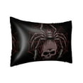 thumbnail image 2 of Bingfone Spider with Skull Print Satin Pillowcase for Hair - Standard Size with Zipper Silky & Soft Pillow Covers,20x30 inches, 2 of 8