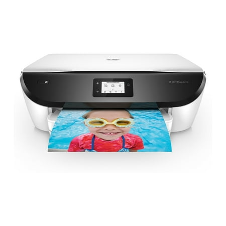 HP ENVY Photo 6255 All-in-One Printer with Wifi and Mobile Printing in White (Best Printer For Black And White Photos 2019)