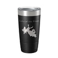 thumbnail image 1 of Lake of the Pines Map Tumbler Travel Mug Insulated Laser Engraved Coffee Cup California 20 oz Black, 1 of 5