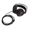 thumbnail image 2 of Auriculares estéreo profesionales con iluminación colorida para juegos, auriculares con cable para juegos de ordenador (negro y rojo), 2 of 8