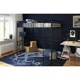 thumbnail image 2 of DHP Tommy Full Metal Loft Bed, Black, 2 of 9