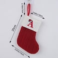thumbnail image 6 of Tnobhg Christmas Stocking Embroidered Letter with Hanging Rope Fine Workmanship Christmas Stocking Festive Xmas Decoration, 6 of 8