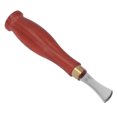 thumbnail image 2 of 1mm Leather Edger Stainless Steel Rustproof Polished Shallow Notch Leather Edger Leather Tools Wooden Handle, 2 of 14