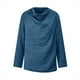 thumbnail image 5 of Tops de trabajo para Mujeres,Suéter informal de manga corta con cuello redondo para mujer, ligero y suave, con estampado, para uso diario en primavera y verano, sopatenor, 5 of 9