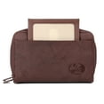 thumbnail image 3 of Julia Buxton Women's Heiress Double Zip Organizer Leather, Mahogany, 3 of 6