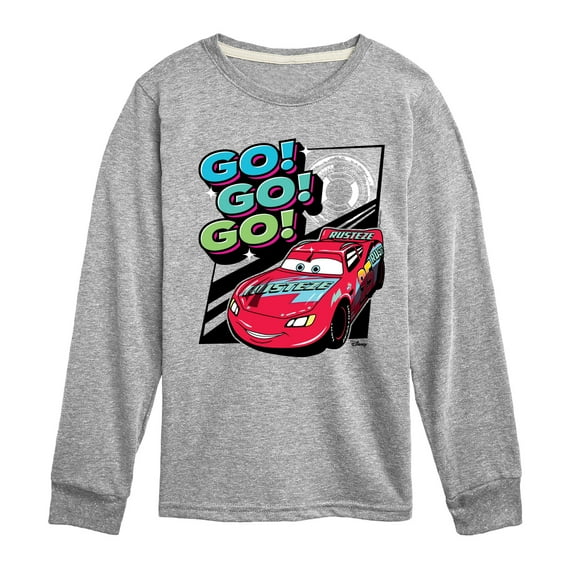 Cars - Go Go Go - Toddler & Youth Long Sleeve Graphic T-Shirt