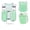 green, variant on GULUCK Running Hydration Vest Backpack,Lightweight Insulated Pack with 1.5L Water Bladder Bag Daypack for Hiking Trail Running Cycling Race Marathon for Women Men