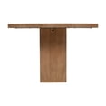thumbnail image 4 of Sequoia 79" Rustic Modern Luxury Solid Wood Butcher Block Double Pedestal Dining Table with Butterfly Joint Inlay, 4 of 9