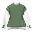 thumbnail image 5 of WOYY Little Boys Hoodie Thick Warm Baseball Jacket Zip-Up Sport Bomber Jacket, 5 of 9