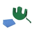 thumbnail image 4 of STARTIST Bedridden Patient Turning Device Bed Rest Leg Pillow PU Leather Turnover Pad Green with Wedge, 4 of 9