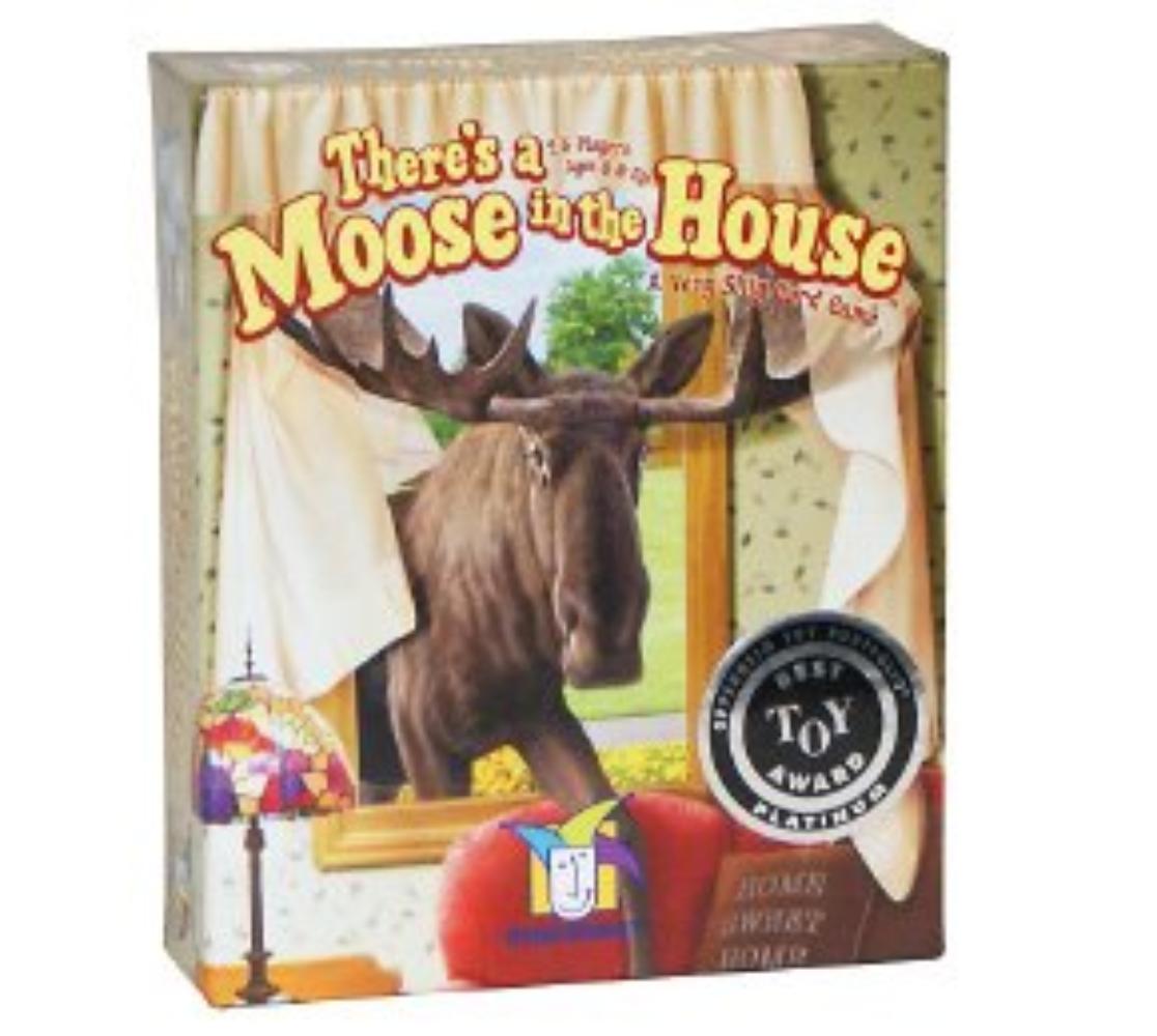 There's a Moose in the House with FREE Deck of Playing Cards by Playing