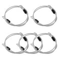 thumbnail image 3 of 5PC 2M Lock Wire Braided Steel Double Loop Security Anti Theft Coil Cable Bike, 3 of 9