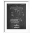thumbnail image 2 of Art.com Glock Pistol Patent Art Print, White Frame Wall Art, 17" x 21", 2 of 5