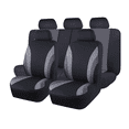 thumbnail image 1 of Funda Universal Para Asiento De Automóvil 11 pz Malubero Gris Negro, 1 of 3